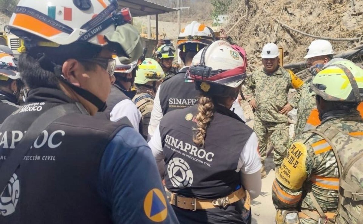 Rescate mineros Sinaloa