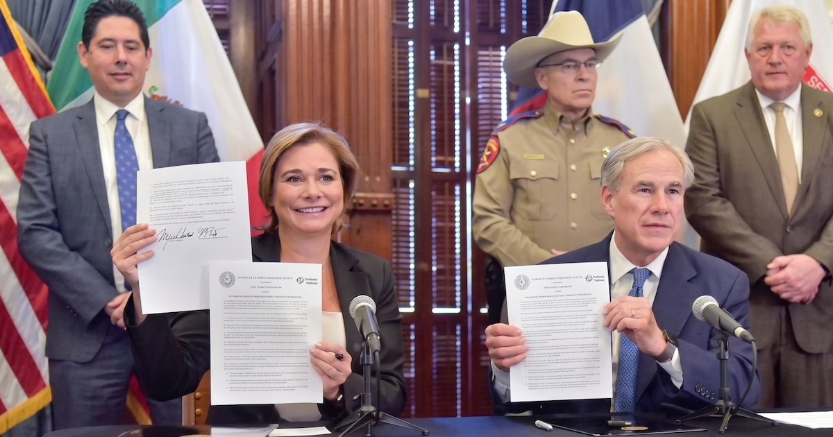 Acuerdos gobernadores Texas agentes
