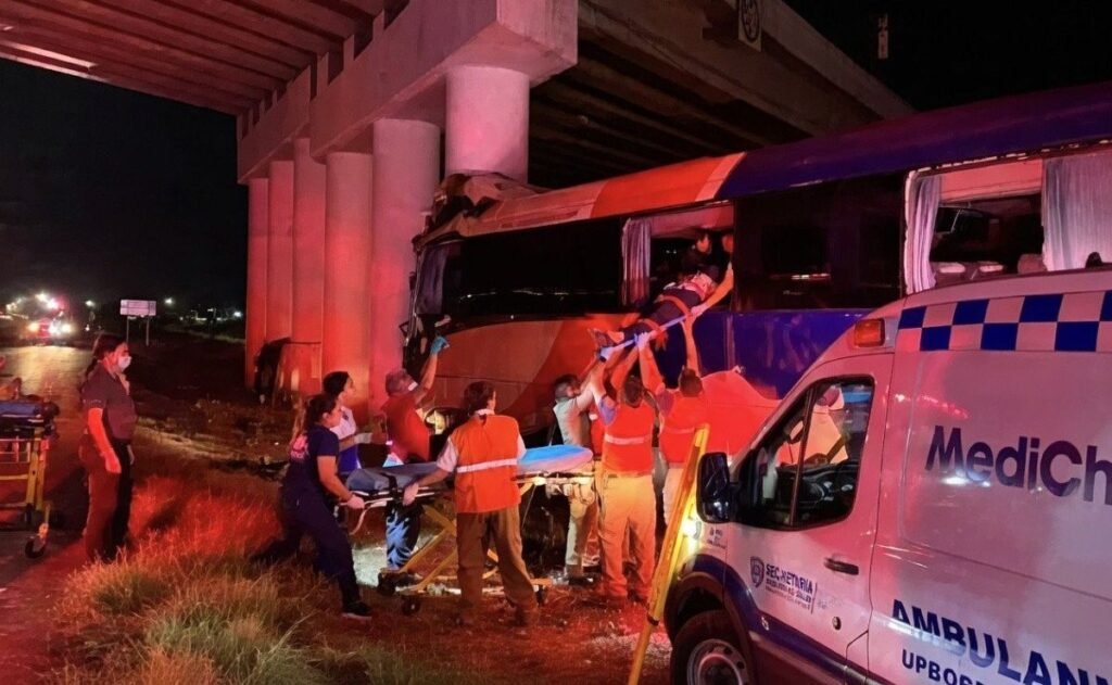 Accidente autobús IMSS Chihuahua