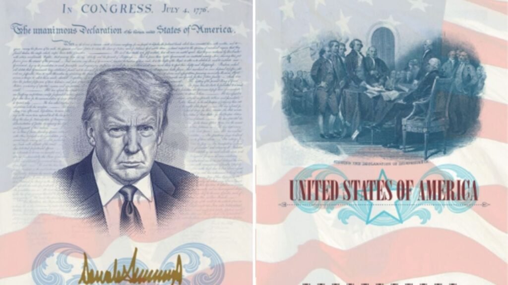 Pasaportes conmemorativos Estados Unidos