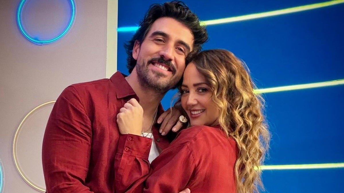 Andrea Legarreta y Luis Carlos Origel