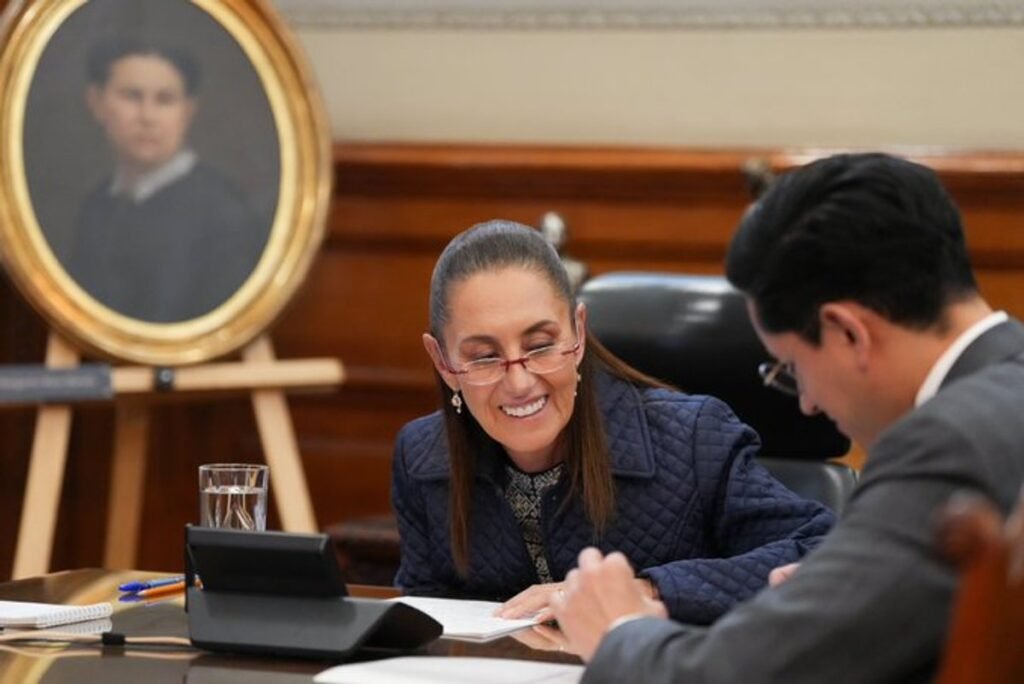 Sheinbaum Trump llamada