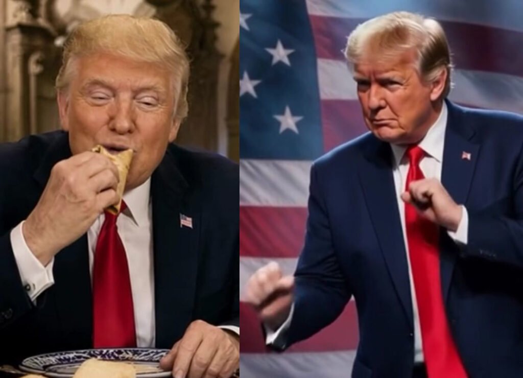 Trump Sheinbaum IA video