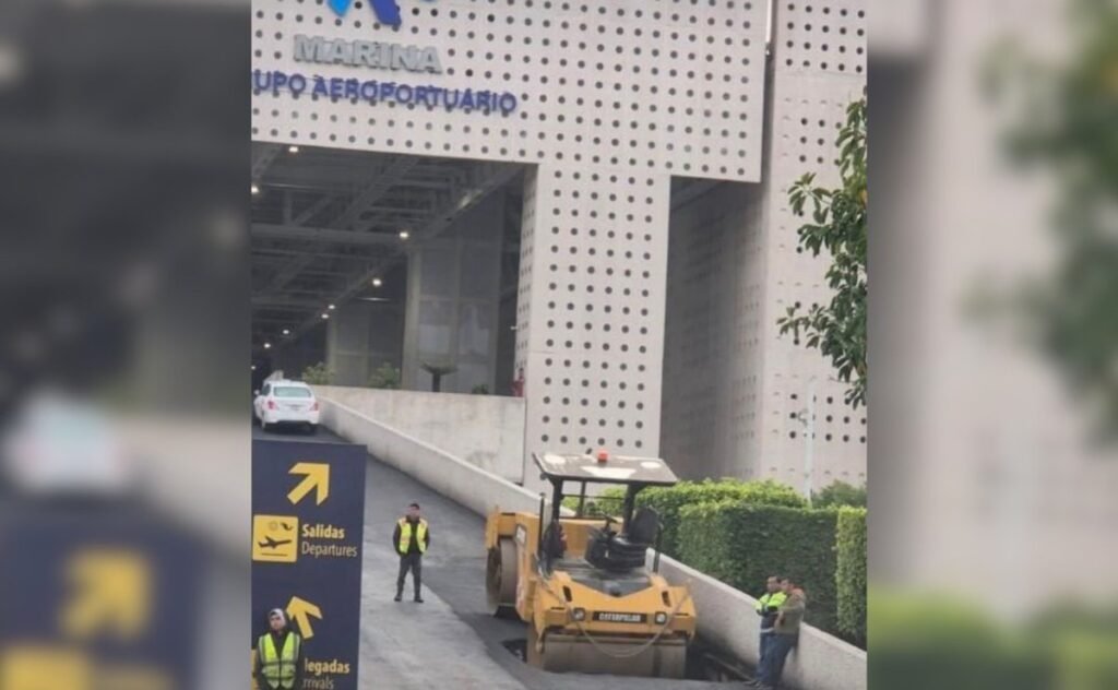socavón AICM Terminal 2
