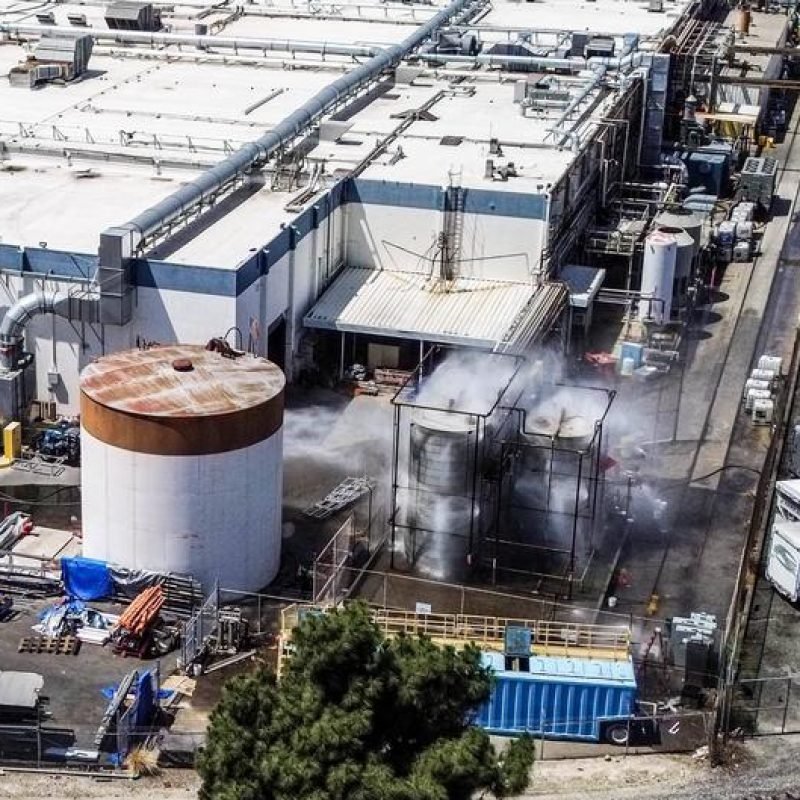 California activa solicitud de emergencia por inminente colapso de tanque químico