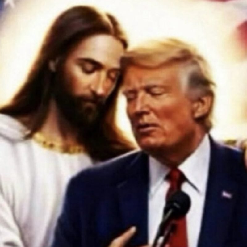 Trump imagen IA Jesús