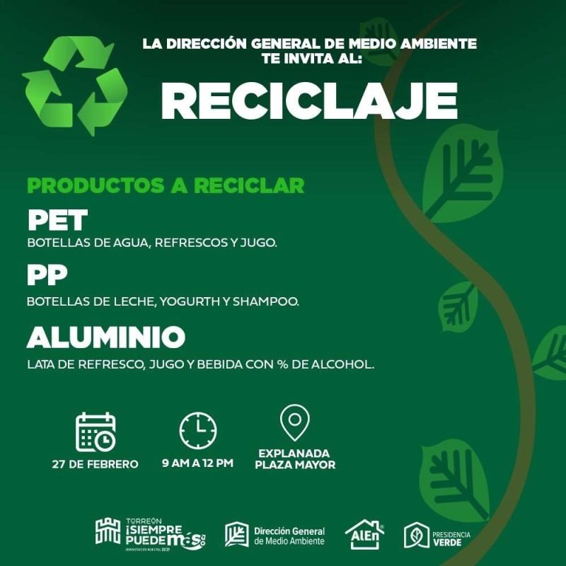 Invitan a jornada de intercambio de residuos en Plaza Mayor