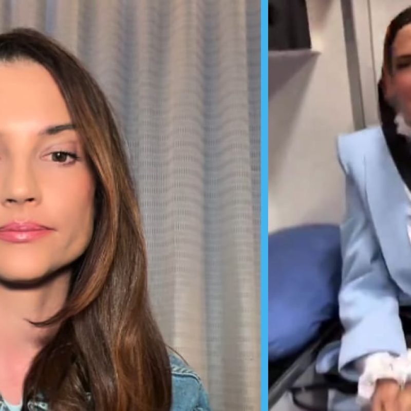 Natalia Jiménez ambulancia