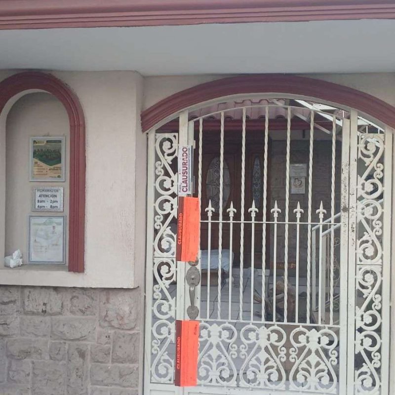 Operativo de fin de semana deriva en clausura de anexo