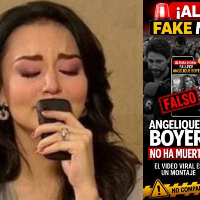 Angelique Boyer fake news