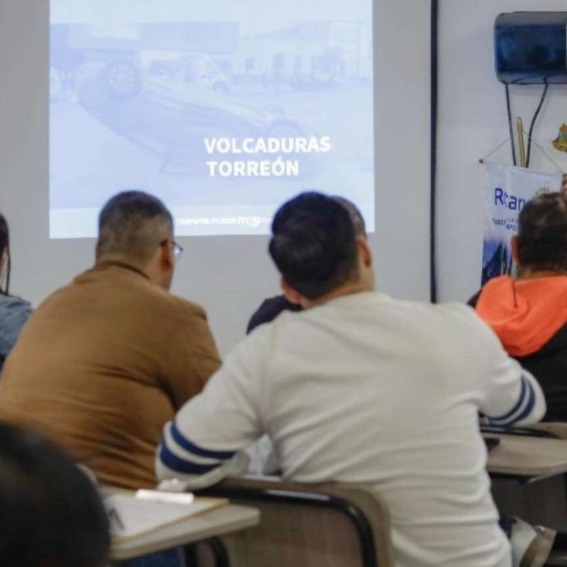Realizan primera sesión del año del programa de Reeducación Vial para conductores involucrados en volcaduras
