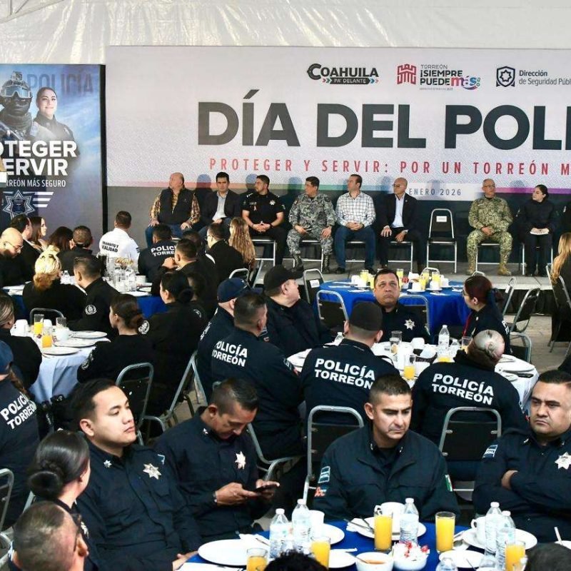 Román Alberto Cepeda González reconoce a la Policía de Torreón