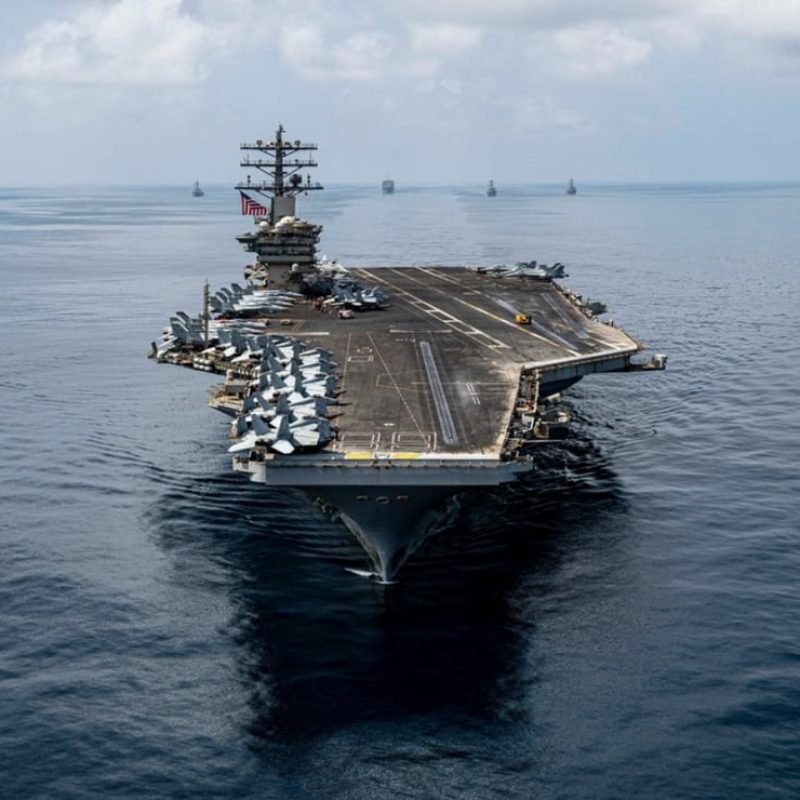 Ejercicios militares USS Nimitz México