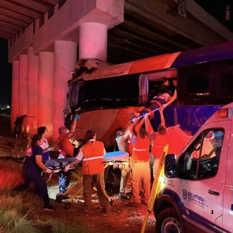 Accidente autobús IMSS Chihuahua