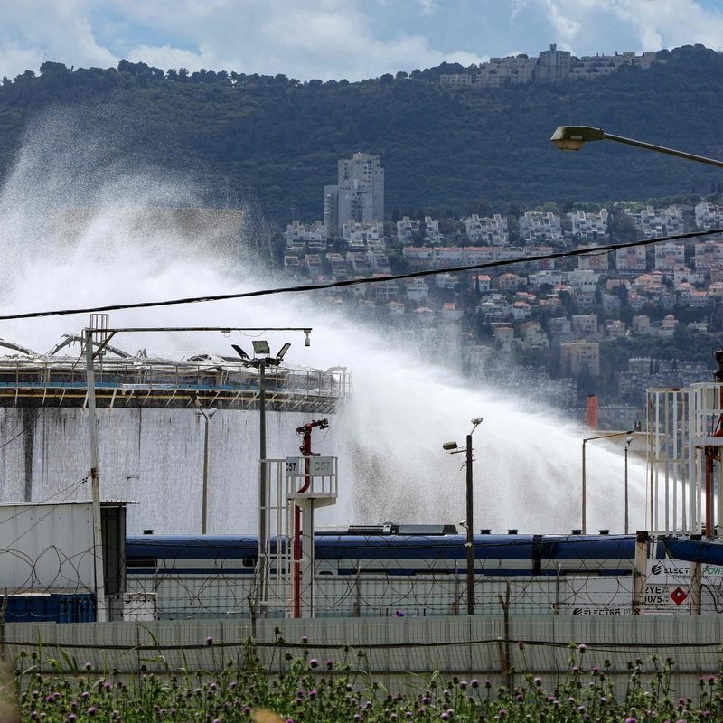 Ataque refinería Haifa