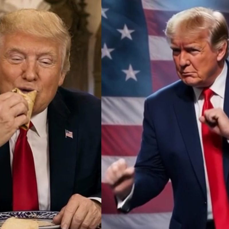 Trump Sheinbaum IA video